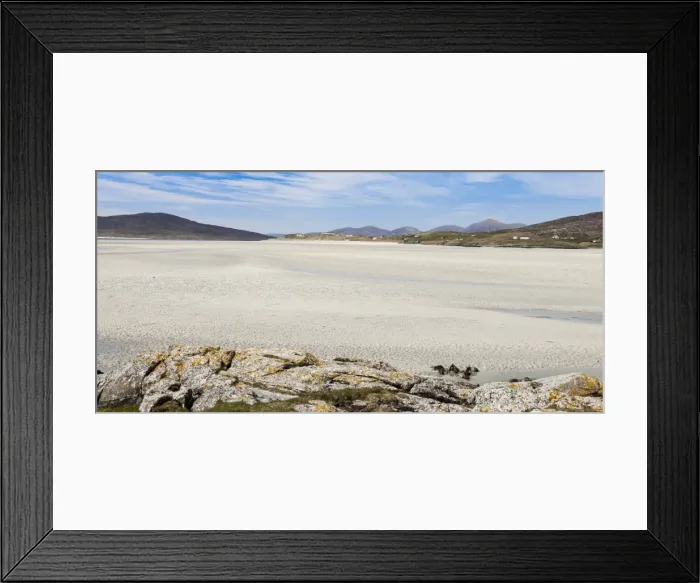 Framed Print : Luskentyre beach, Harris, Scotland
