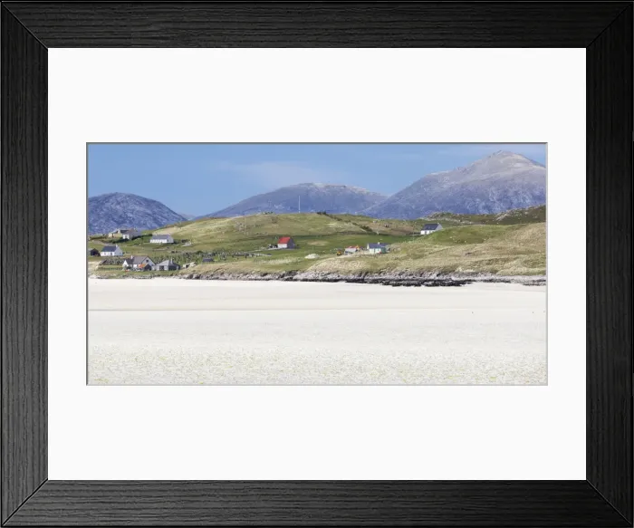 Framed Print : Luskentyre beach, Harris, Scotland