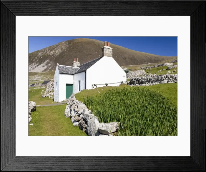 Framed Print : The island of Hirta, St Kilda, Scotland