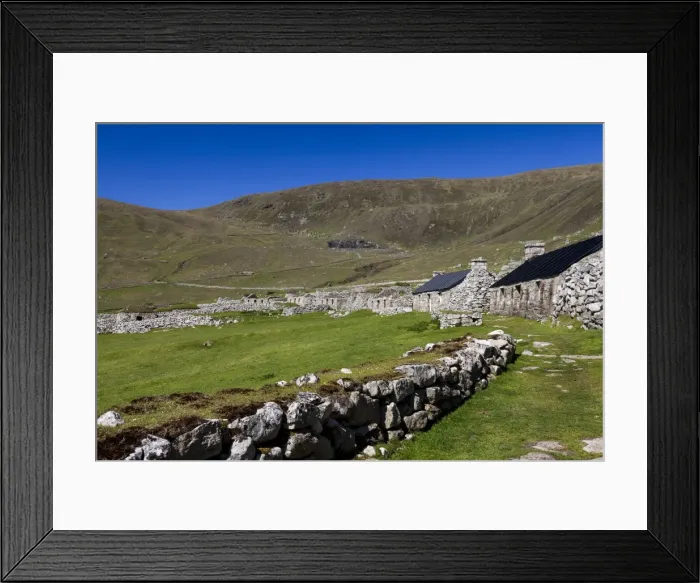Framed Print : The island of Hirta, St Kilda, Scotland