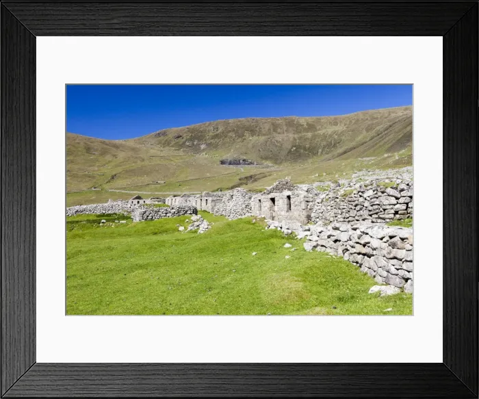 Framed Print : The island of Hirta, St Kilda, Scotland