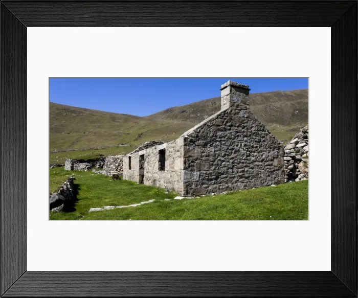 Framed Print : The island of Hirta, St Kilda, Scotland