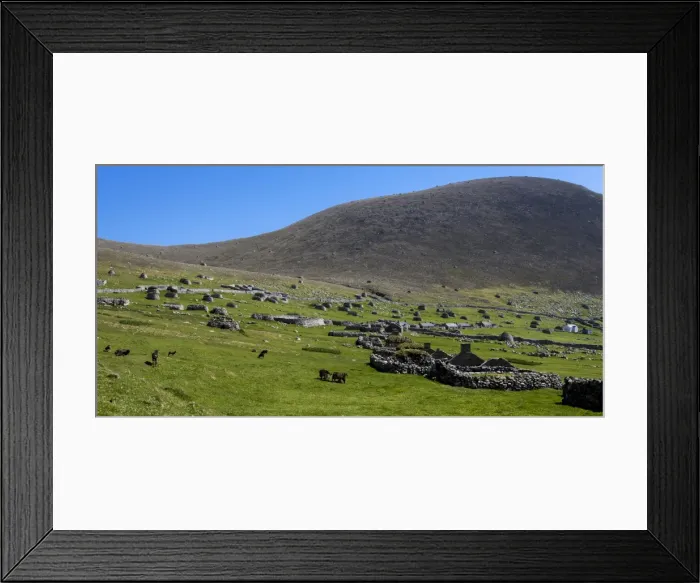 Framed Print : The island of Hirta, St Kilda, Scotland Framed Print : The island of Hirta, St Kilda, Scotland