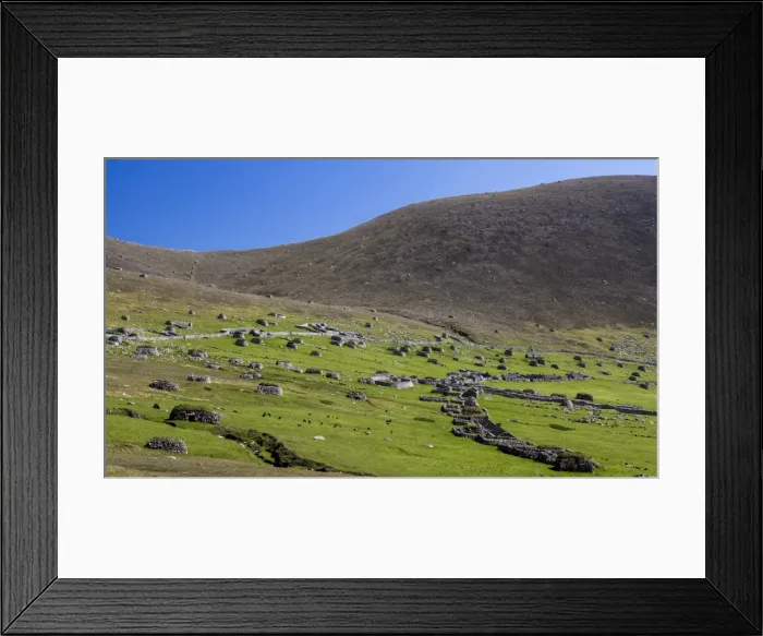 Framed Print : The island of Hirta, St Kilda, Scotland