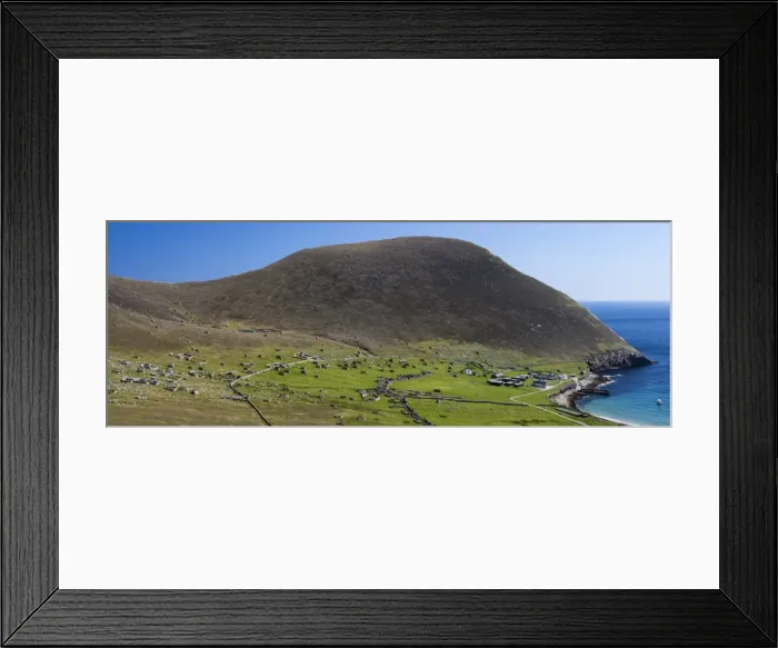 Framed Print : The island of Hirta, St Kilda, Scotland