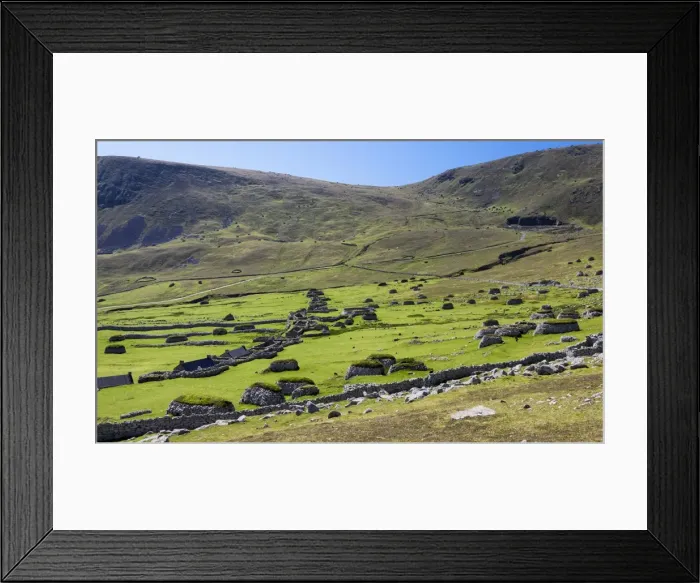 Framed Print : The island of Hirta, St Kilda, Scotland