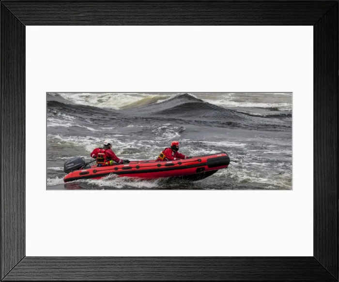 Framed Print : A rescue boat at the Falls of Lora in Connel in Argyll and Bute, Scotland Framed Print : A rescue boat at the Falls of Lora in Connel in Argyll and Bute, Scotland