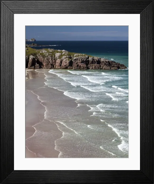 Framed Print : Ceannabeinne beach, Durness, Scotland