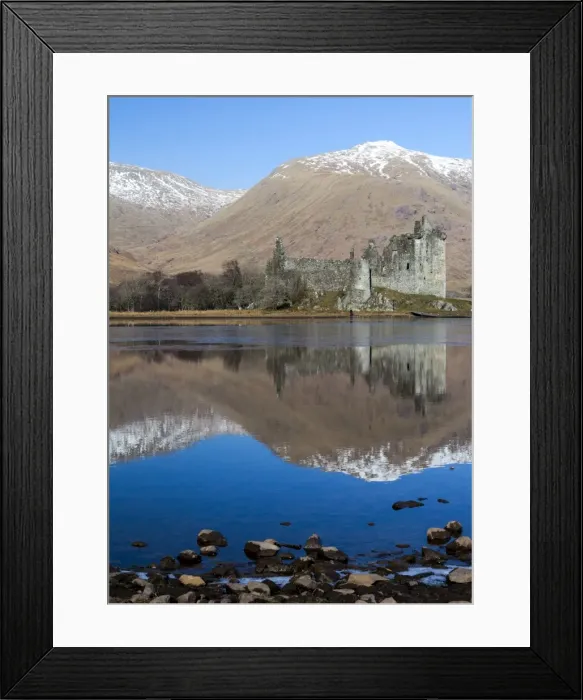 Framed Print : Kilchurn Castle beside Loch Awe in Argyll and Bute, Scotland