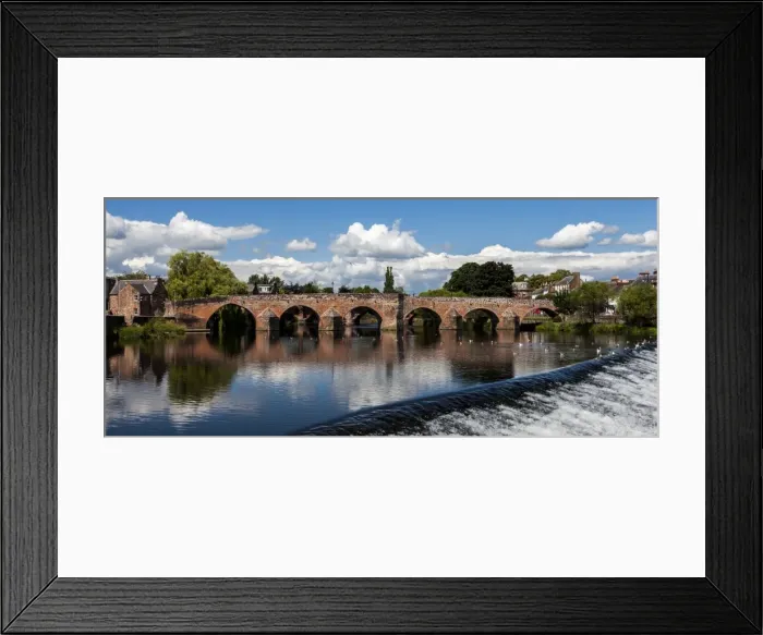 Framed Print : Devorgilla Bridge over the River Nith, Dumfries, Scotland