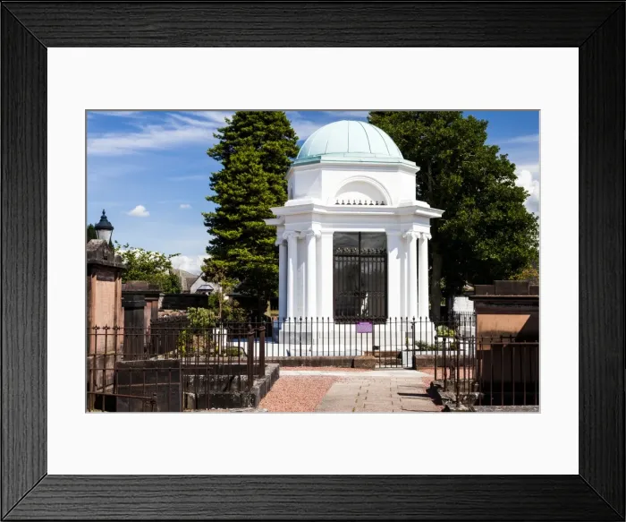 Framed Print : The Burns Mausoleum in Dumfries, Scotland Framed Print : The Burns Mausoleum in Dumfries, Scotland
