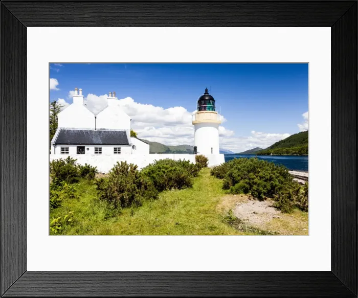 Framed Print : The Corran Lighthouse in Argour, Highland Region, Scotland Framed Print : The Corran Lighthouse in Argour, Highland Region, Scotland