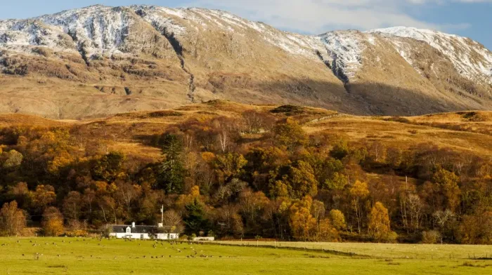 Framed Print : An autumn scene at Cuil Bay, Highland Region, Scotland