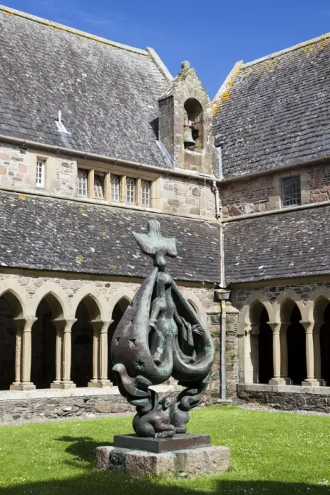 Framed Print : The Cloister in Iona Abbey, Scotland