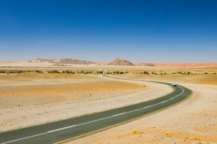 Framed Print : Desert scenery in Namib-Naukluft National Park, Namibia