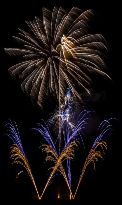 Framed Print : Fireworks at Oban in Scotland
