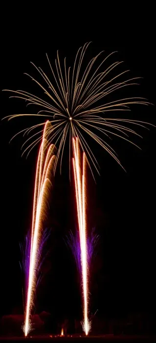 Framed Print : Fireworks at Oban in Scotland