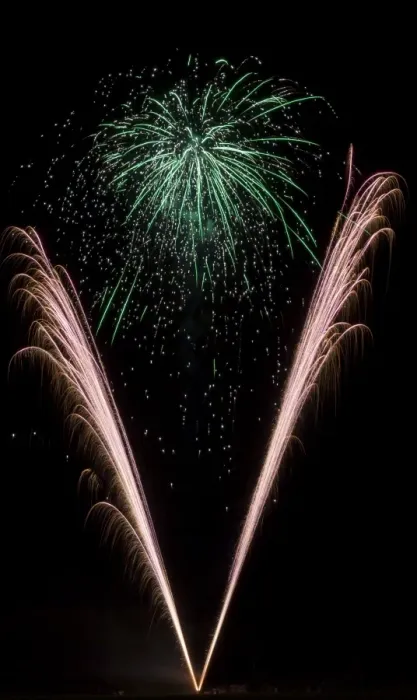 Framed Print : Fireworks at Oban in Scotland
