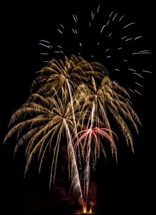 Framed Print : Fireworks at Oban in Scotland