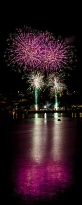 Framed Print : Fireworks at Oban in Scotland