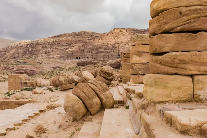 Framed Print : The Great Temple at Petra, Jordan