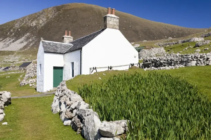 Framed Print : The island of Hirta, St Kilda, Scotland