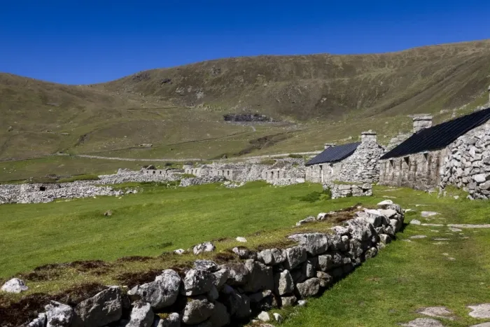 Framed Print : The island of Hirta, St Kilda, Scotland