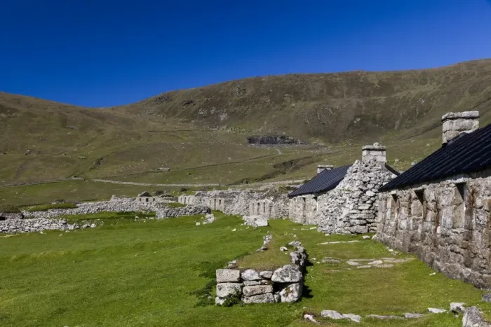 Framed Print : The island of Hirta, St Kilda, Scotland
