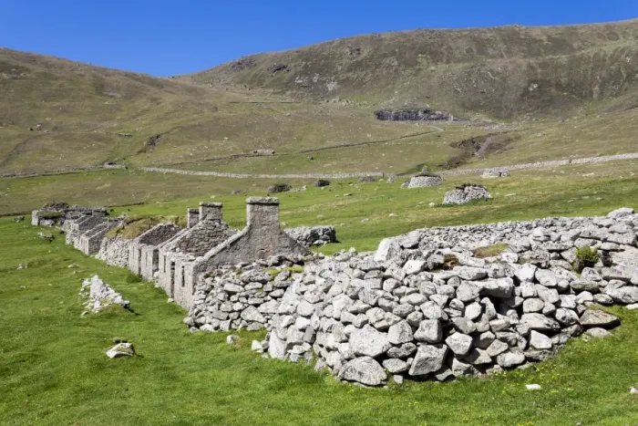 Framed Print : The island of Hirta, St Kilda, Scotland