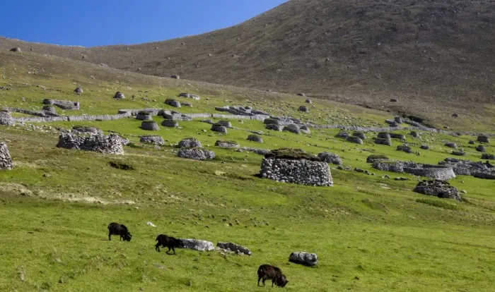 Framed Print : The island of Hirta, St Kilda, Scotland