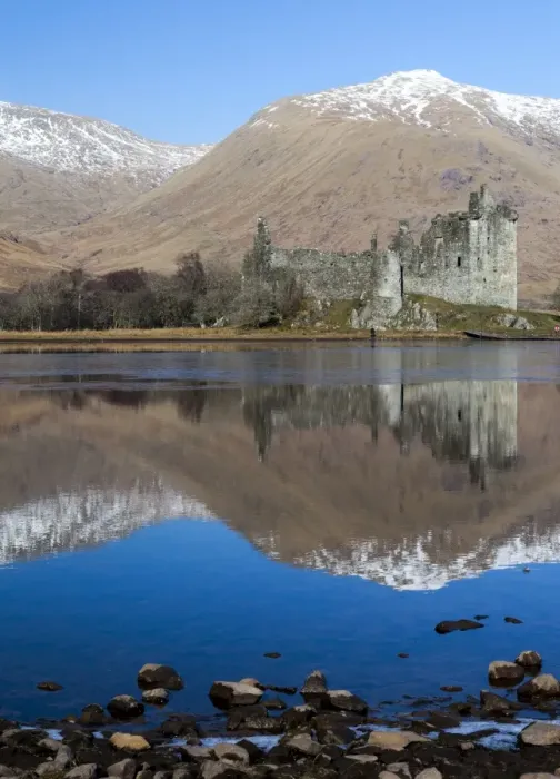 Framed Print : Kilchurn Castle beside Loch Awe in Argyll and Bute, Scotland