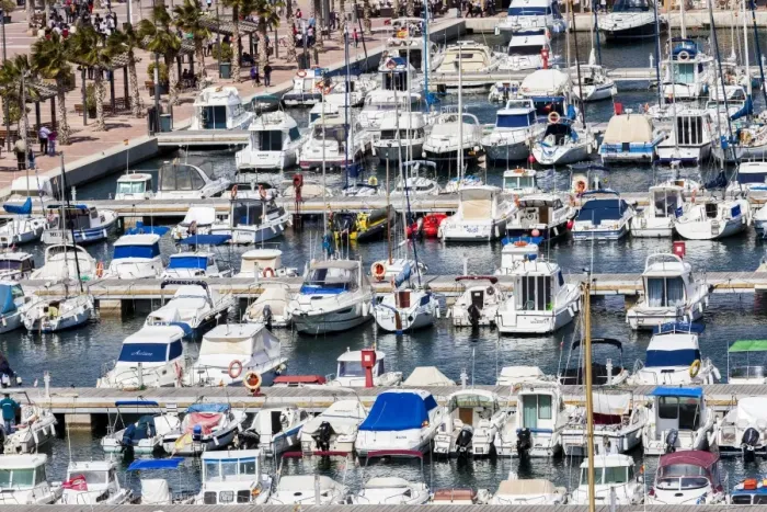 Framed Print : The marina in Puerto de Mazarron, Spain Framed Print : The marina in Puerto de Mazarron, Spain
