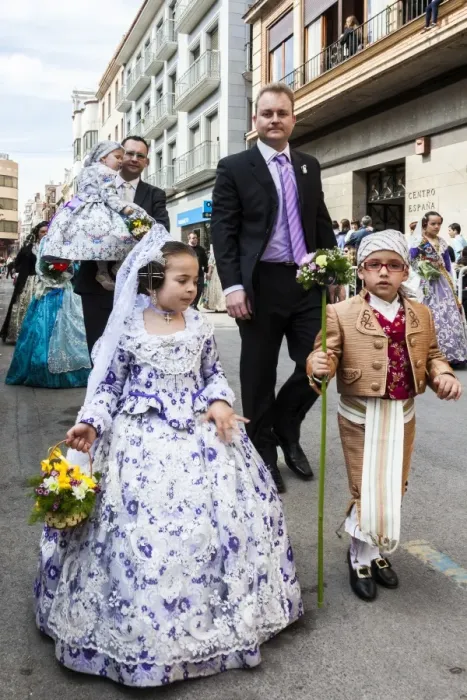 Framed Print : Part of the procession honouring St Joseph in Burriana, Spain