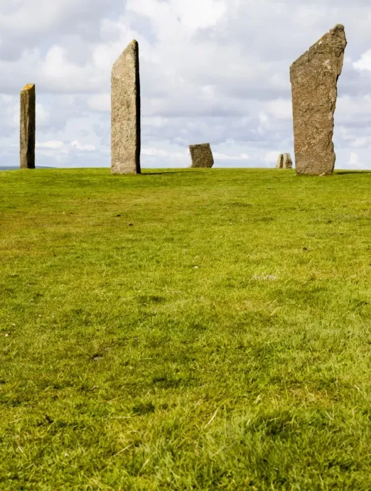 Framed Print : The Standing Stones of Stenness in Orkney, Scotland