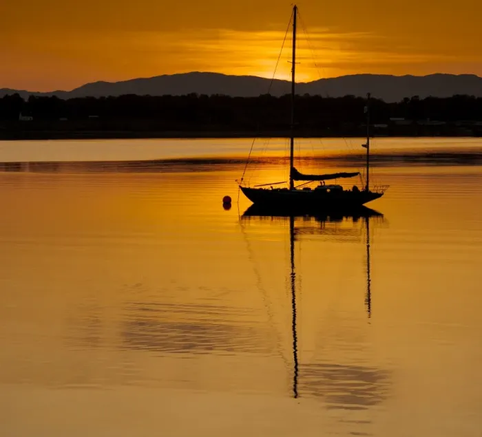 Framed Print : Sunset at Benderloch, Argyll & Bute, Scotland