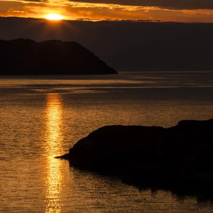 Framed Print : Sunset at Shieldaig in Torridon, Scotland
