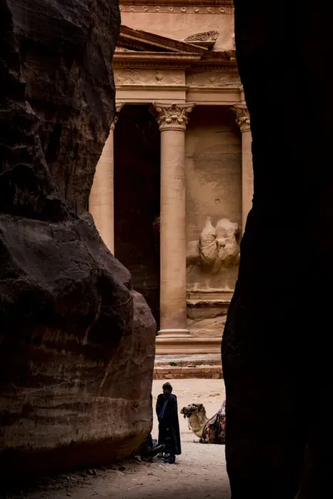Framed Print : The Treasury at Petra, Jordan