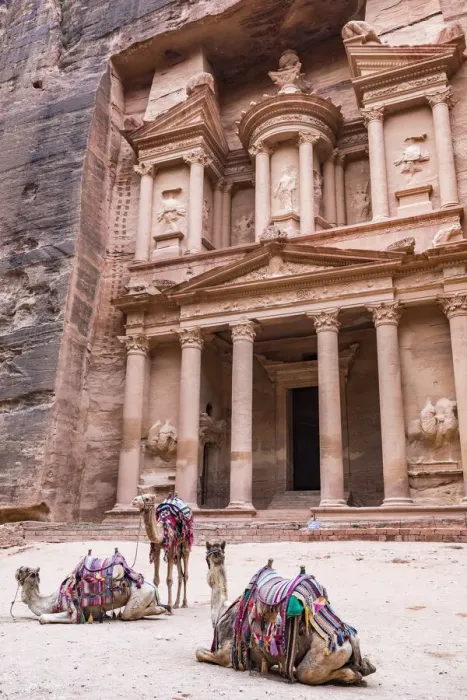 Framed Print : The Treasury at Petra, Jordan