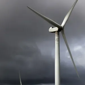 An aerogenerator in Orkney, Scotland