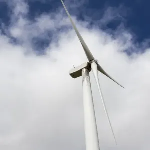 An aerogenerator in Orkney, Scotland