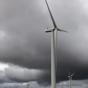 An aerogenerator in Orkney, Scotland