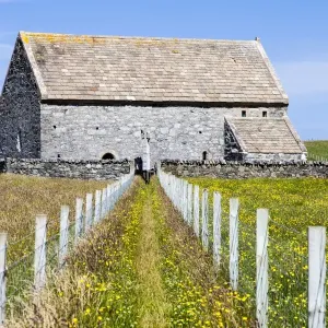 The ancient church of St Moluag in Lewis, Scotland