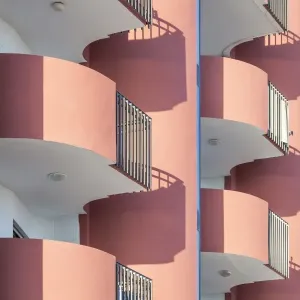 An apartment building in Calp, Spain
