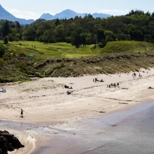 The beach at the village of Gairloch, Scotland The beach at the village of Gairloch, Scotland