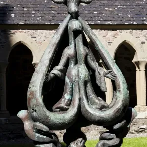 The Cloister in Iona Abbey, Scotland