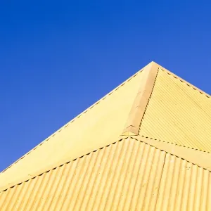 Colourful Roof Print in Puerto de Mazarron, Murcia