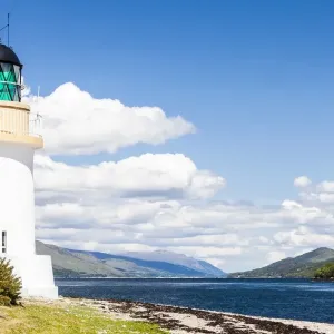 The Corran Lighthouse in Argour, Highland Region, Scotland