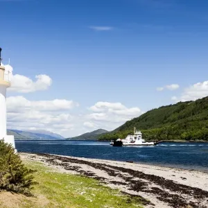 The Corran Lighthouse in Argour, Highland Region, Scotland