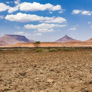 Desert scenery in Damaraland, Namibia