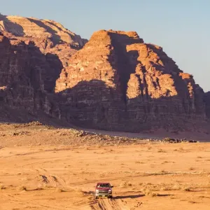 Desert scenery at Wadi Rum, Jordan